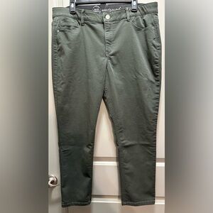 Westbound Olive Straight Leg Pants